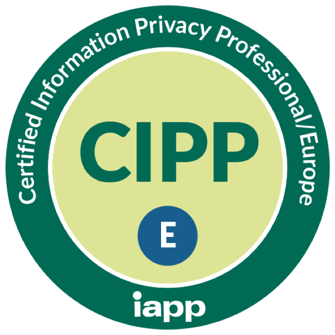 CIPP/E official badge